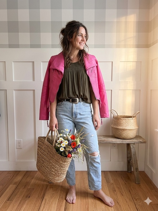 Lulus Jackets & Blazers - Lulu's Hot Pink Faux Leather Moto Jacket Small